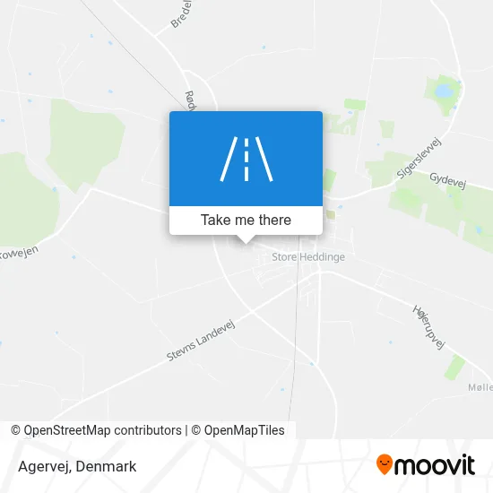 Agervej map