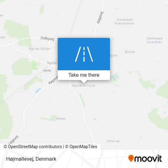 Højmøllevej map