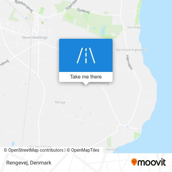 Rengevej map