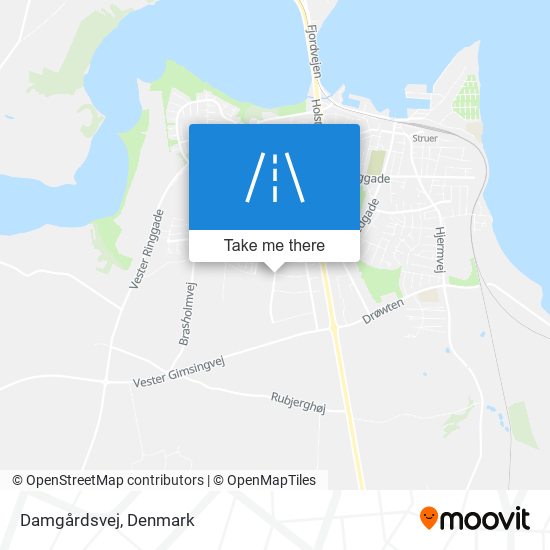 Damgårdsvej map