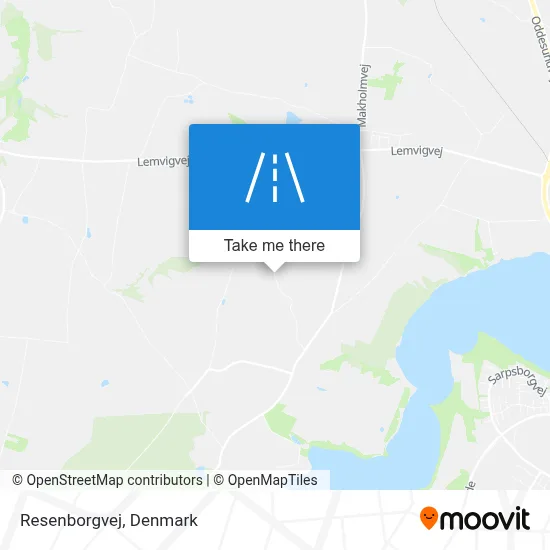 Resenborgvej map