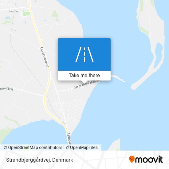 Strandbjerggårdvej map