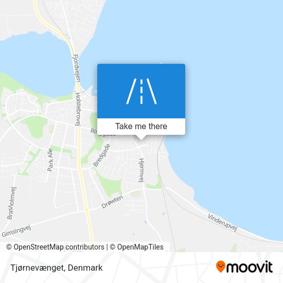 Tjørnevænget map