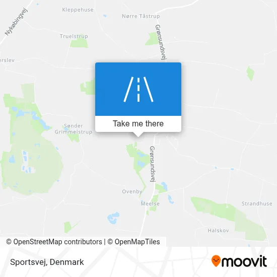 Sportsvej map