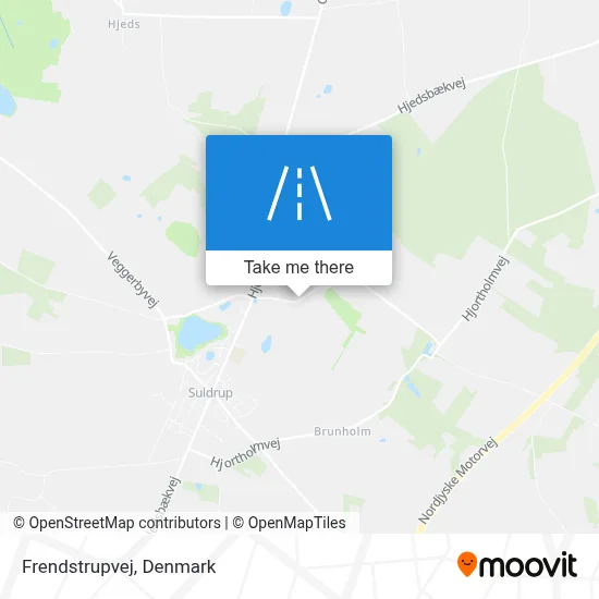Frendstrupvej map