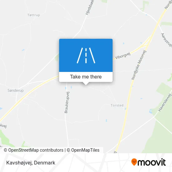 Kavshøjvej map