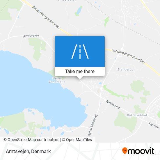 Amtsvejen map