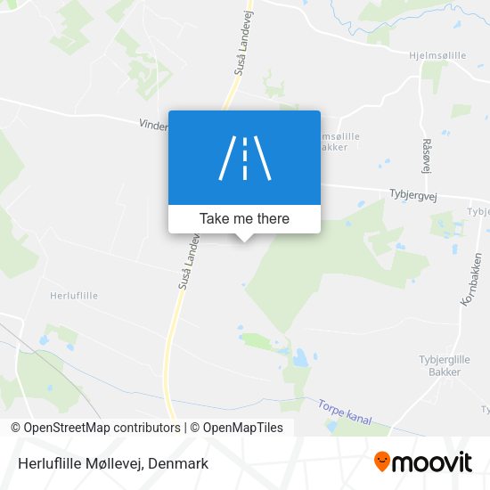 Herluflille Møllevej map