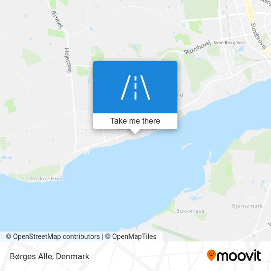 Børges Alle map