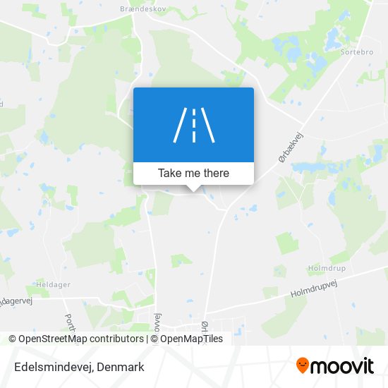 Edelsmindevej map