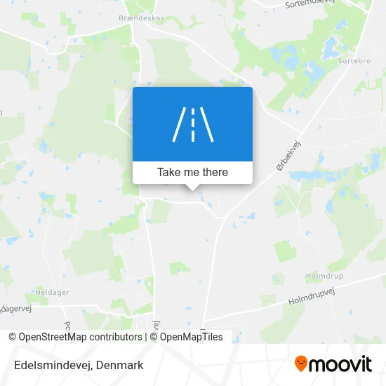 Edelsmindevej map