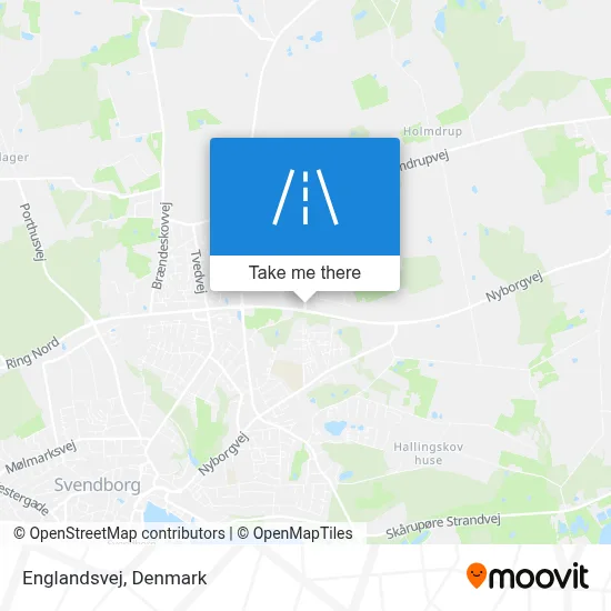 Englandsvej map