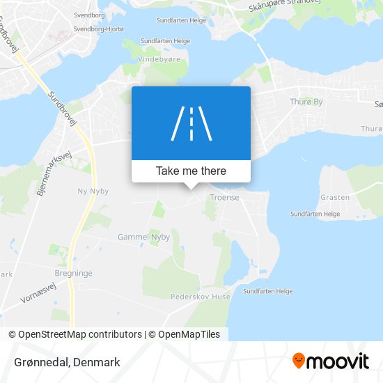 Grønnedal map