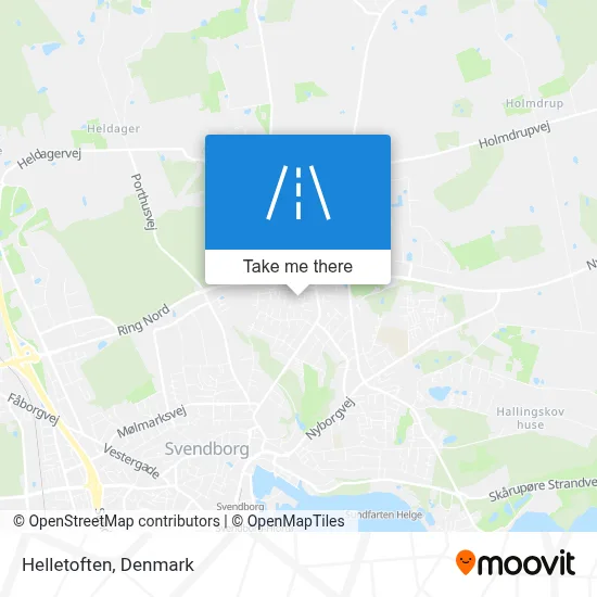 Helletoften map