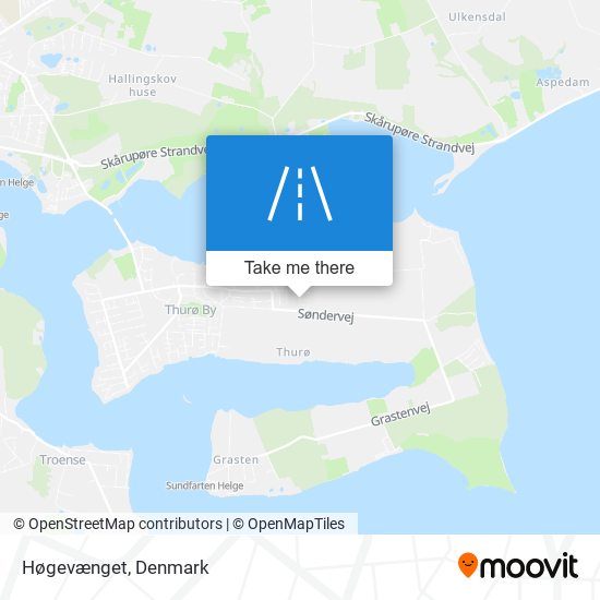 Høgevænget map