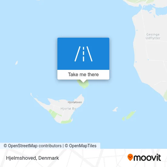 Hjelmshoved map