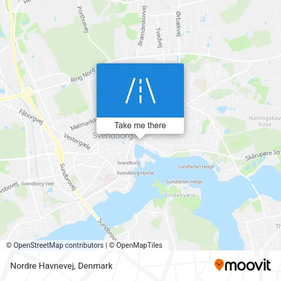 Nordre Havnevej map
