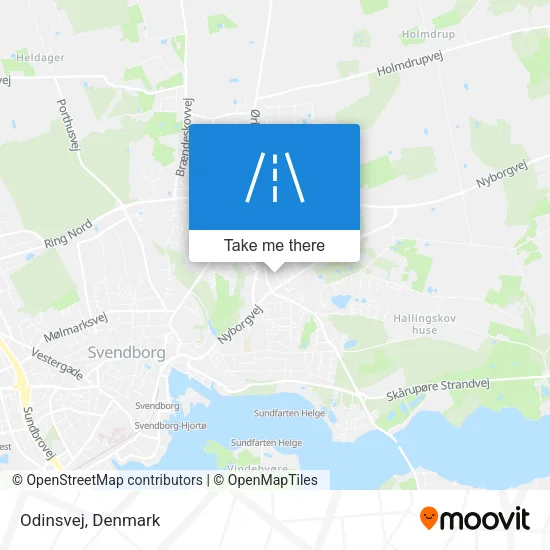 Odinsvej map