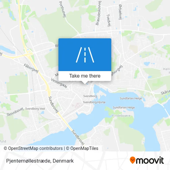 Pjentemøllestræde map