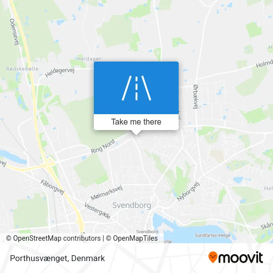 Porthusvænget map