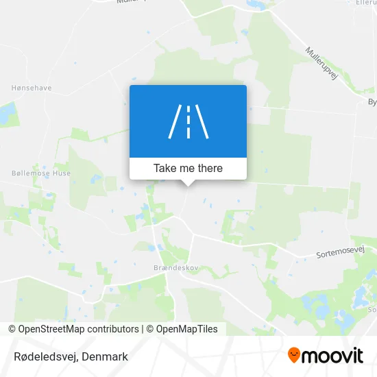 Rødeledsvej map