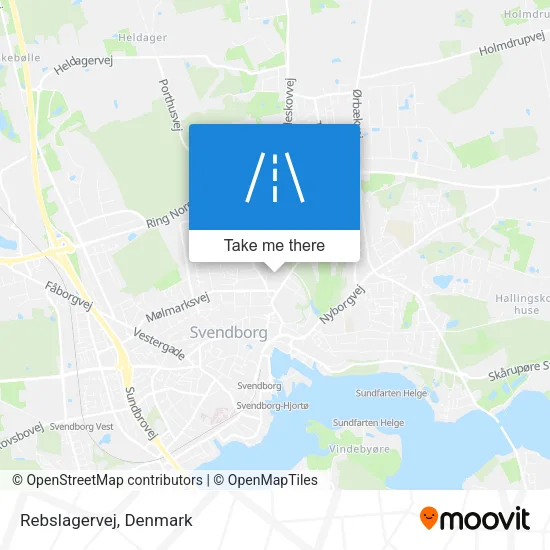 Rebslagervej map