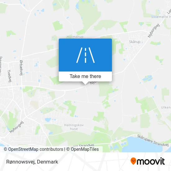 Rønnowsvej map