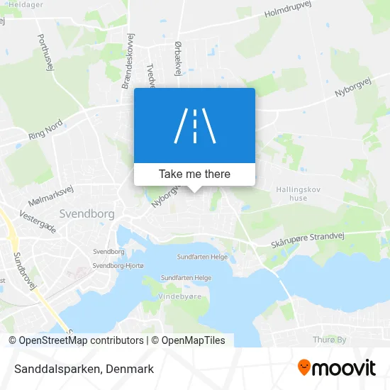 Sanddalsparken map