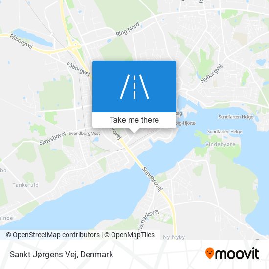 Sankt Jørgens Vej map