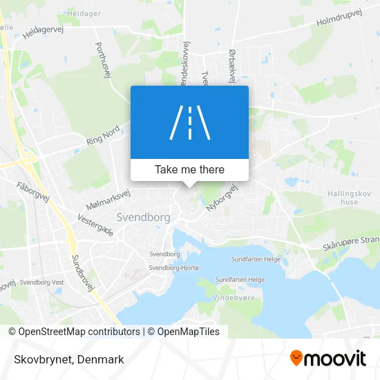 Skovbrynet map
