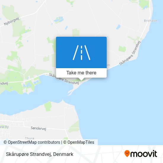 Skårupøre Strandvej map