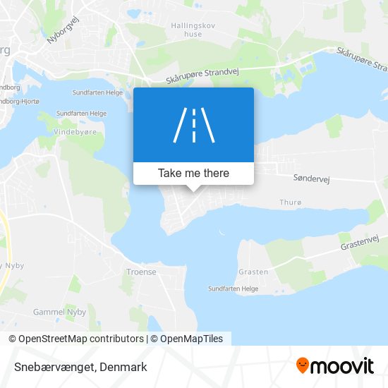 Snebærvænget map