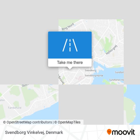 Svendborg Vinkelvej map