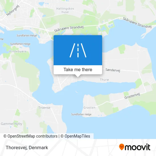 Thoresvej map