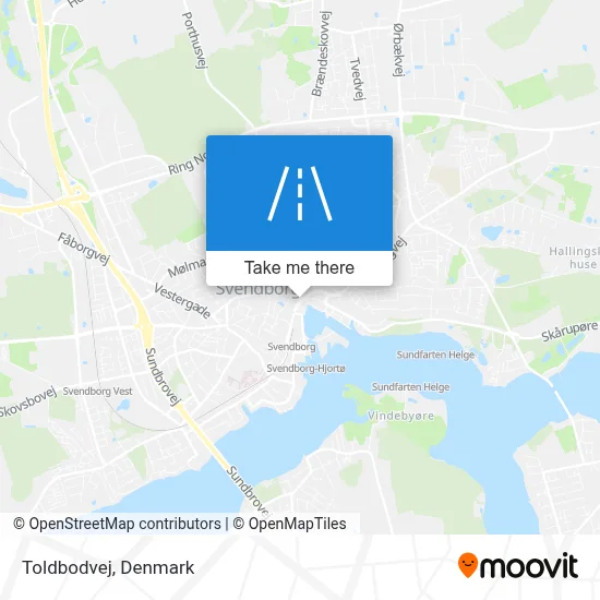 Toldbodvej map