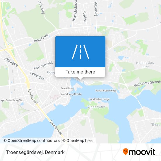 Troensegårdsvej map