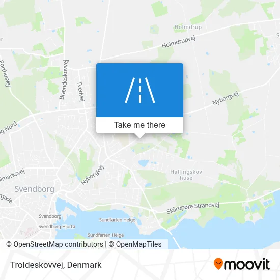 Troldeskovvej map