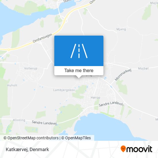 Katkærvej map