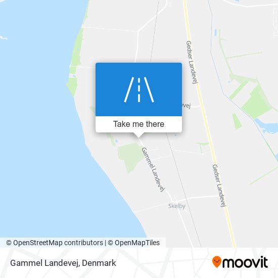 Gammel Landevej map