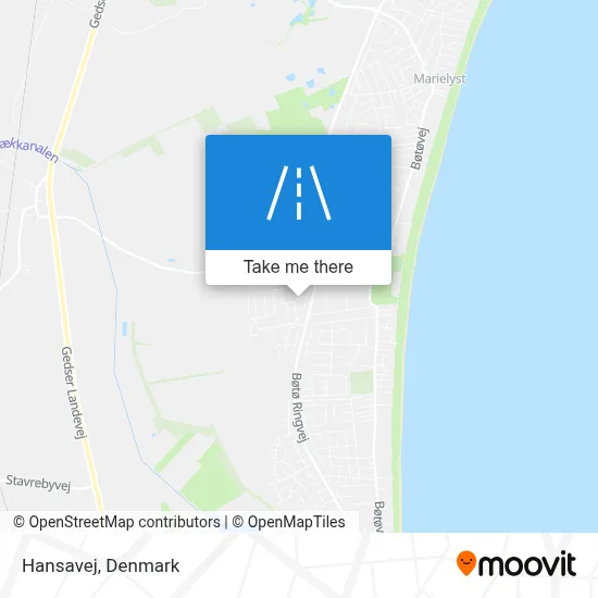 Hansavej map