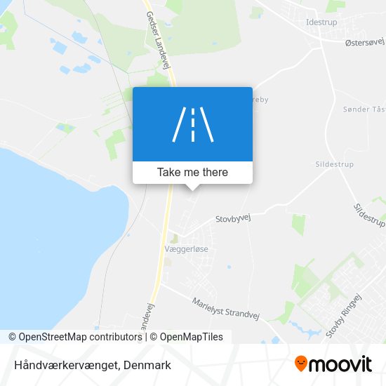 Håndværkervænget map