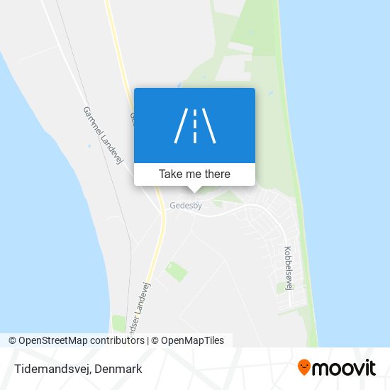 Tidemandsvej map