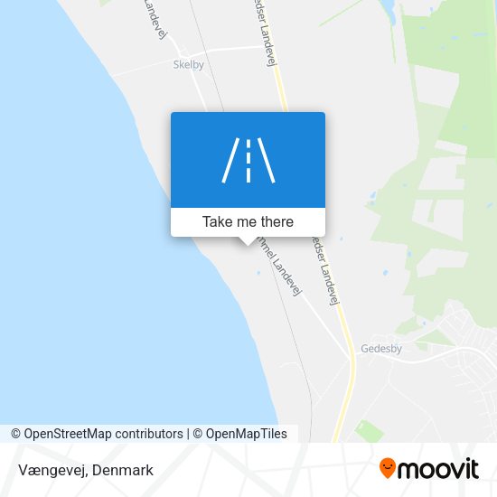 Vængevej map