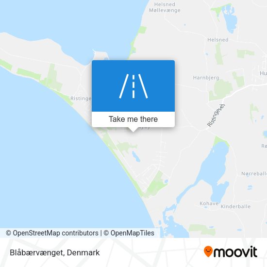 Blåbærvænget map