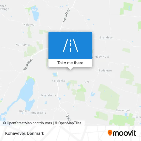 Kohavevej map