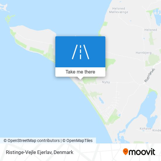 Ristinge-Vejle Ejerlav map