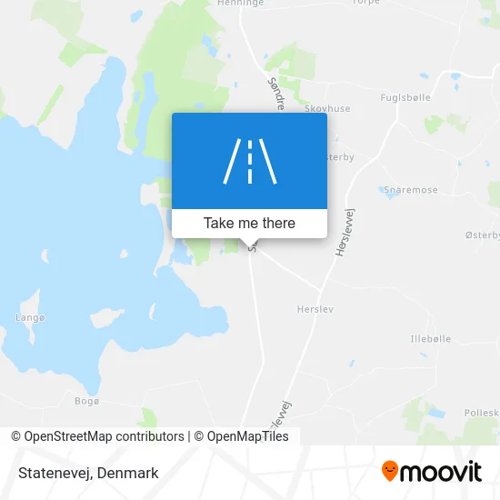 Statenevej map