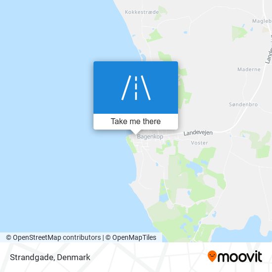 Strandgade map