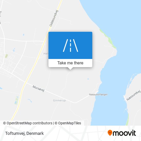 Toftumvej map