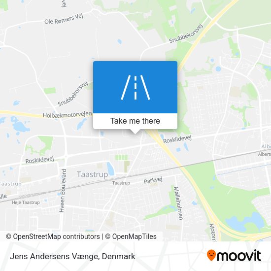 Jens Andersens Vænge map